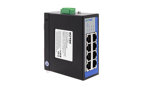 工業級以太網交換機_UT-6408SA 8口百兆非網管型以太網交換機